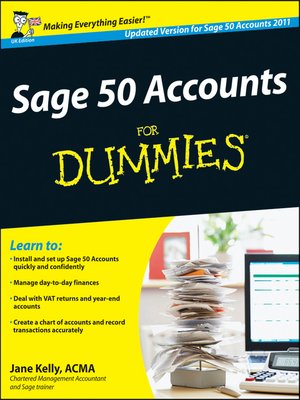 cover image of Sage 50 Accounts For Dummies